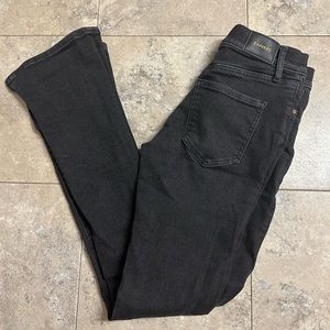 Express Skyscraper Midrise Black Jeans 2R
